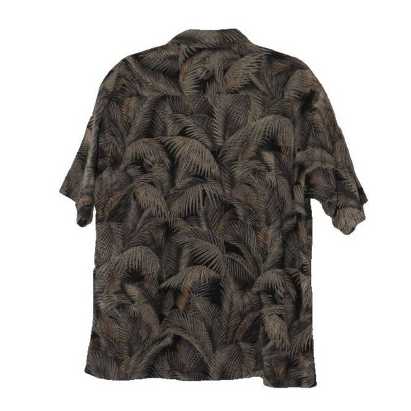 TORI RICHARD Mens L TROPICAL BUTTON SHIRT Pocket - Picture 5 of 5